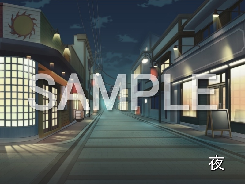 【無料背景素材】街 (日常編-1024mati_01)