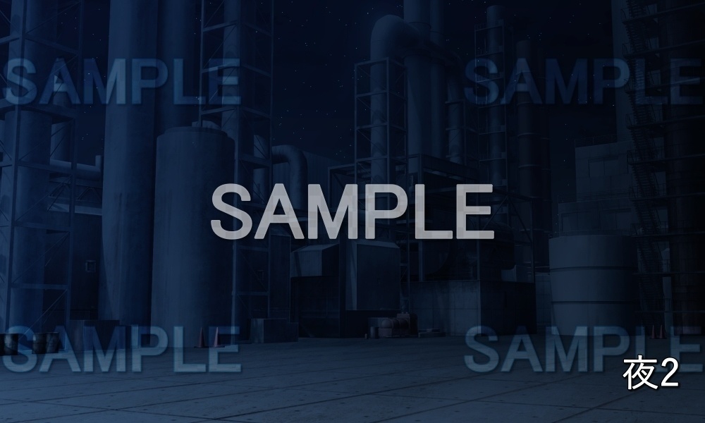 【背景素材】工場 (特殊編part1-kadoother02)