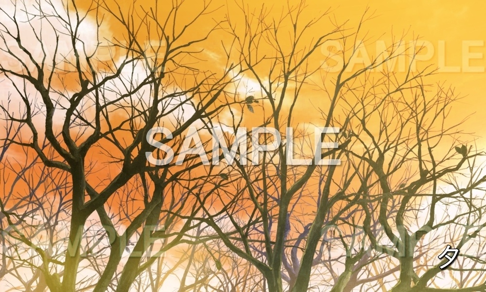 【背景素材】枯れ木 (特殊編part1-snowkin_27)