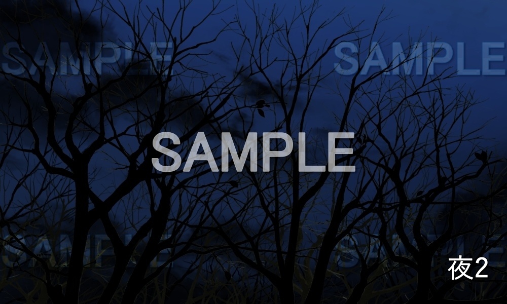 【背景素材】枯れ木 (特殊編part1-snowkin_27)