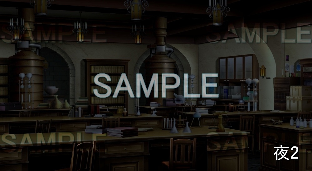 【背景素材】王宮 研究室 (ファンタジー編part02-nexfan08)