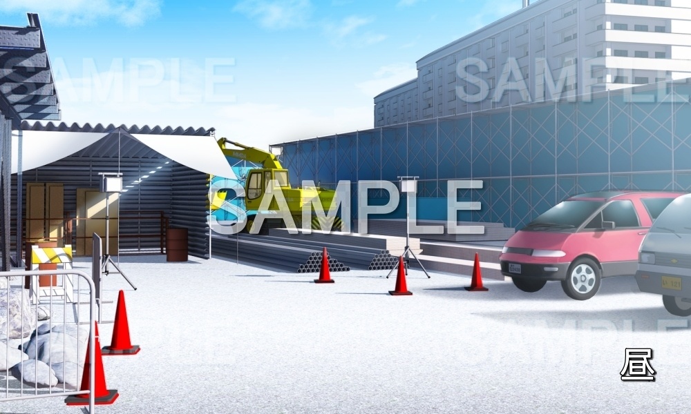 【背景素材】作業現場 (特殊編part1-snowmori_020)