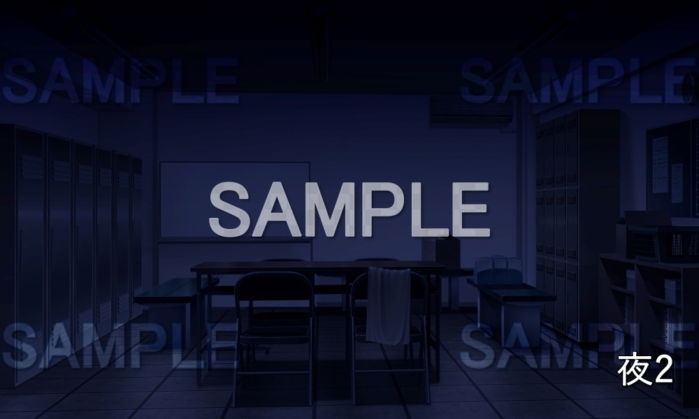 【背景素材】部室 (学園編part10-1711gakuen019)