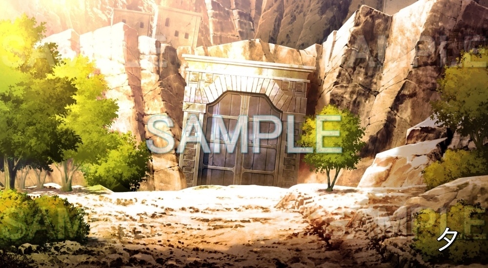 【背景素材】遺跡 ダンジョン (ファンタジー編part03-esfan011)