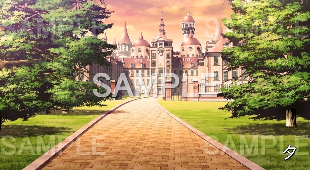 【背景素材】お屋敷 (お屋敷編part06-oyashiki06001)