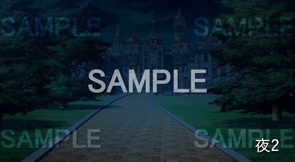 【背景素材】お屋敷 (お屋敷編part06-oyashiki06001)