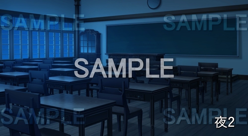 【背景素材】お屋敷な教室 (お屋敷編part06-oyashiki06003)