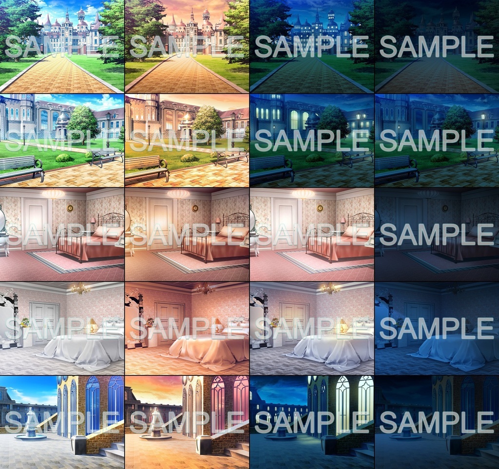 みにくる背景CG素材集『お屋敷編』part06【背景素材集】