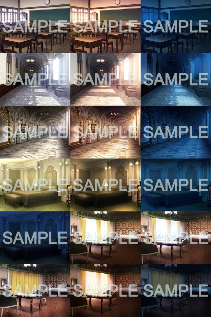 みにくる背景CG素材集『お屋敷編』part06【背景素材集】