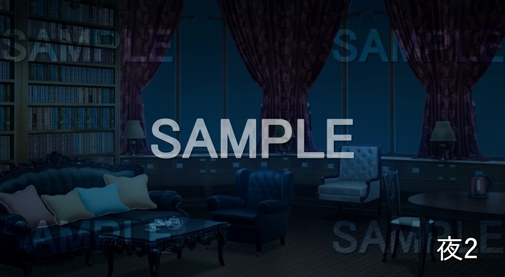 【背景素材】豪華な部屋 (お屋敷編part06-oyashiki06006)