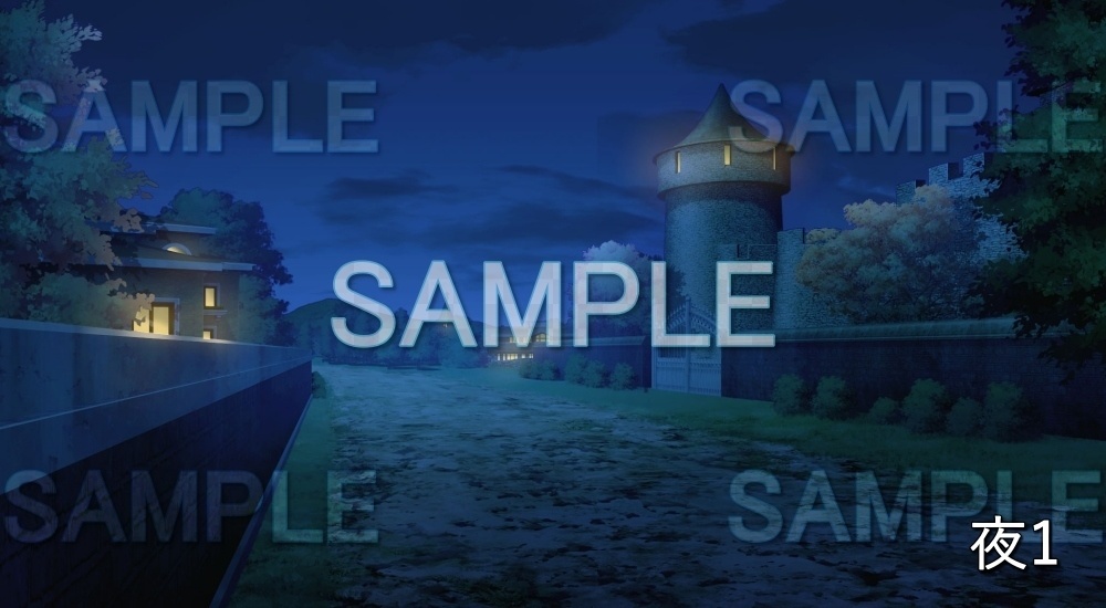 【背景素材】街道 (ファンタジー編part03-esfan014)