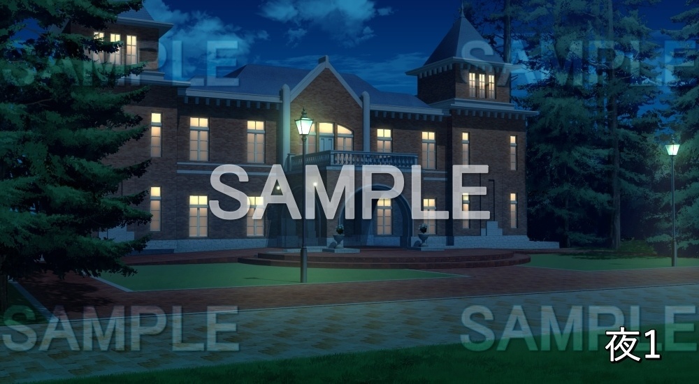 【背景素材】お屋敷 (お屋敷編part06-oyashiki06009)