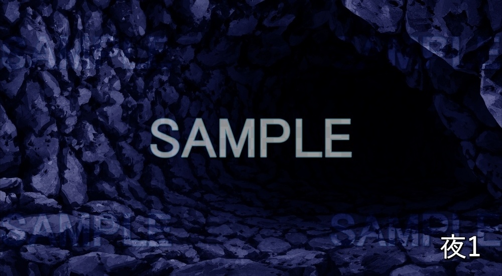 【背景素材】洞窟 (ファンタジー編part03-kd03)