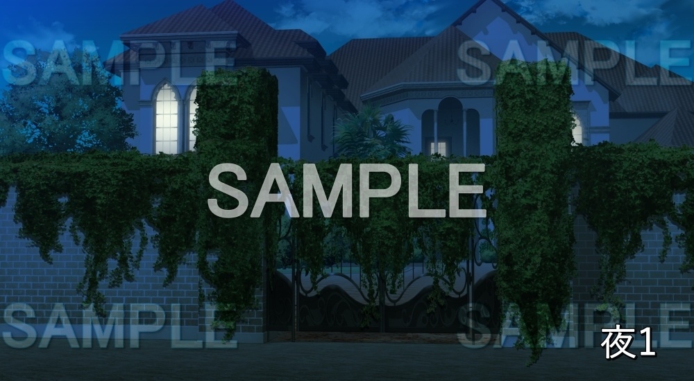 【背景素材】お屋敷 (お屋敷編part06-oyashiki06016)