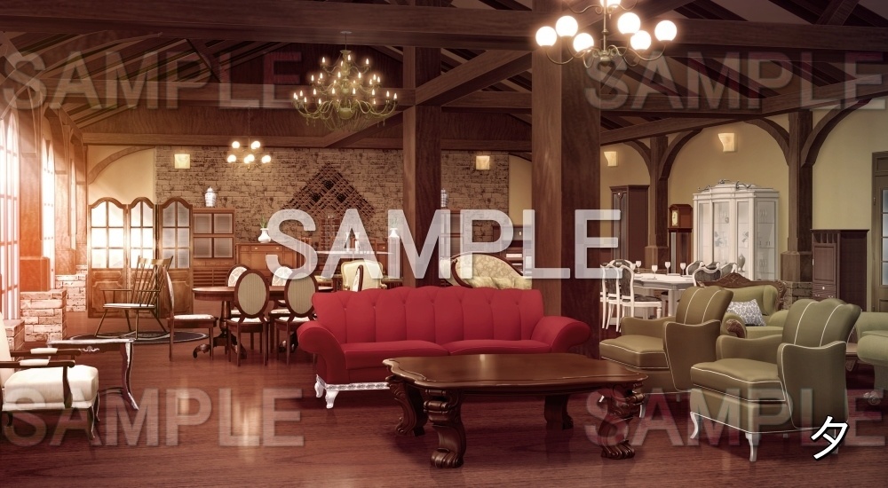 【背景素材】家具展示場 (お屋敷編part06-oyashiki06017)