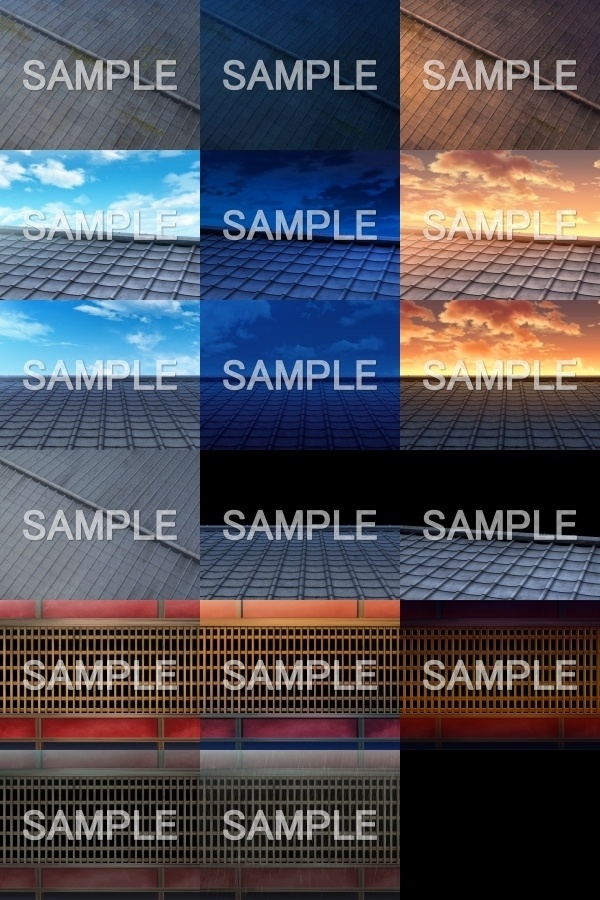 みにくる背景CG素材集『江戸編』part02【背景素材集】