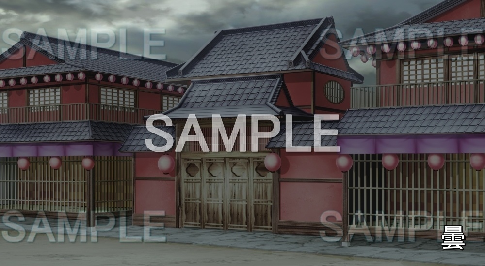 【背景素材】遊郭 (江戸編part02-yukaku07)