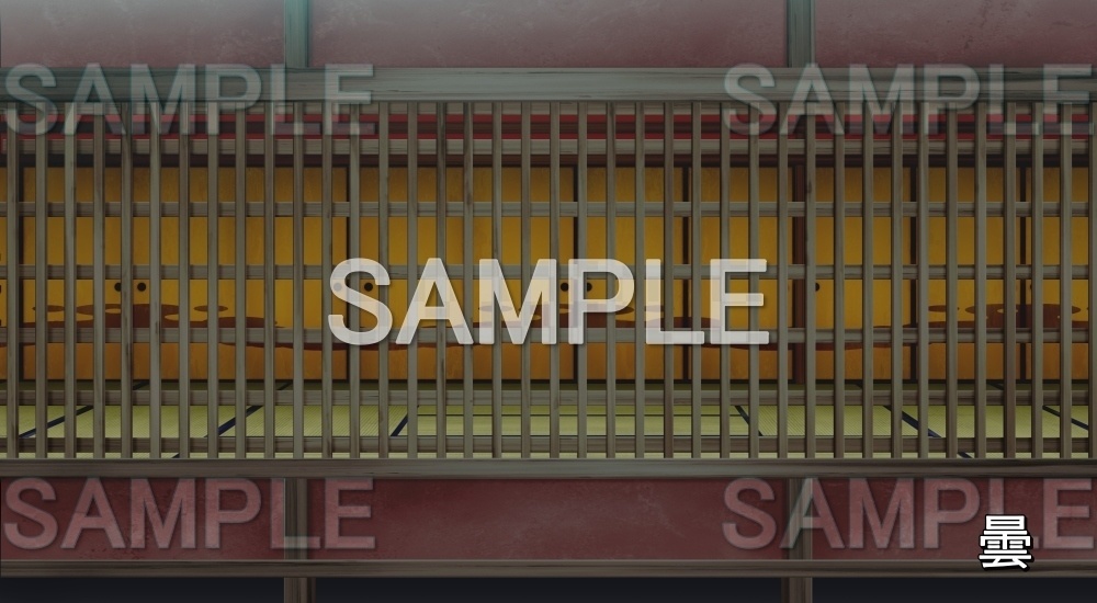 【背景素材】張り見世 前後パーツ分け透過素材 (江戸編part02-yukaku06_A)