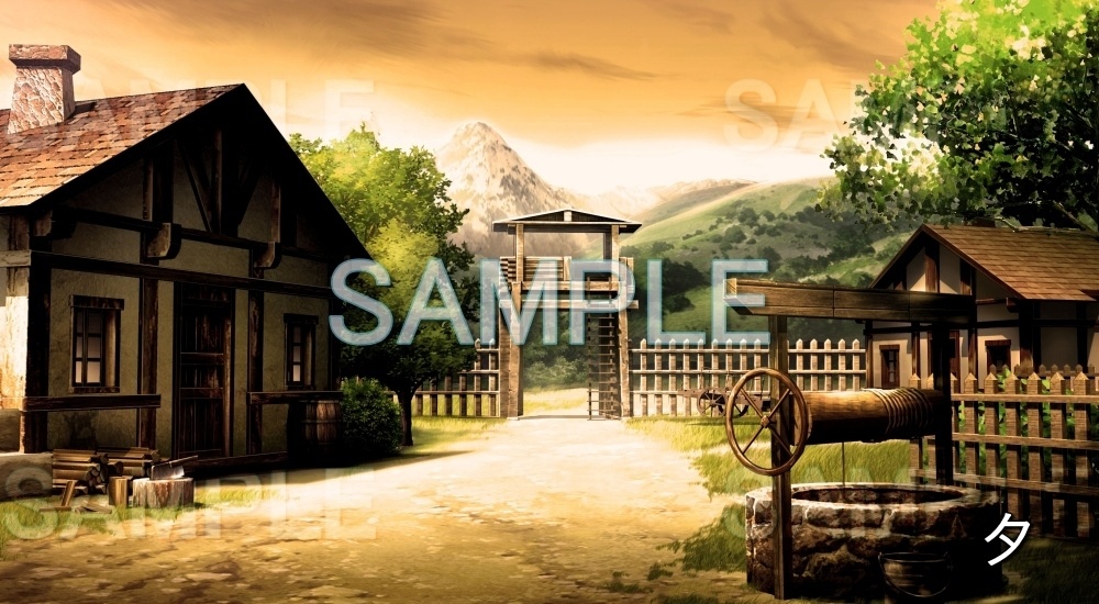 【背景素材】村 (ファンタジー編part03-nexfan_01)