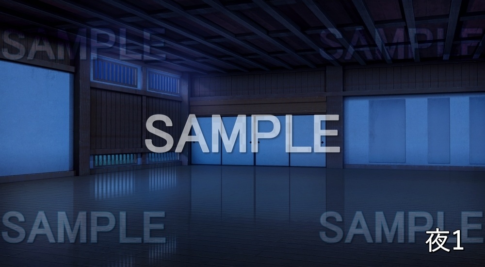 【背景素材】道場⑥ (江戸編part02-yukaku018)