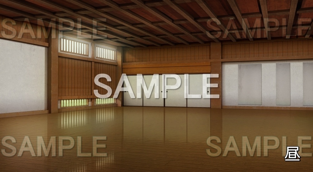 【背景素材】道場⑥ (江戸編part02-yukaku018)
