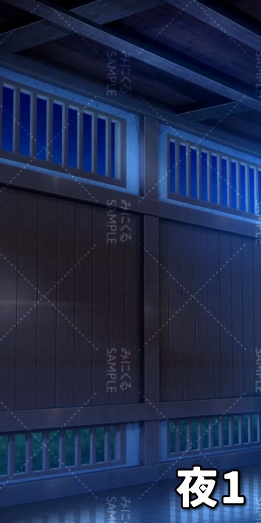 【縦 背景素材】道場② (江戸編part02-yukakutate02)