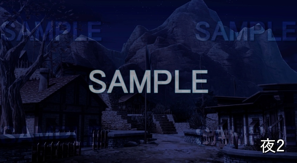 【背景素材】村 (ファンタジー編part03-nexfan03)