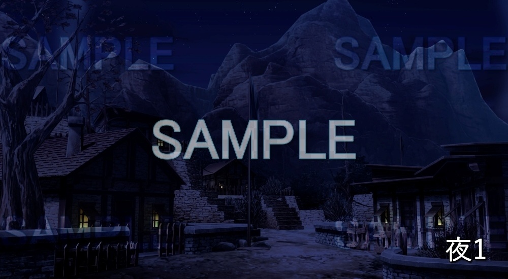 【背景素材】村 (ファンタジー編part03-nexfan03)