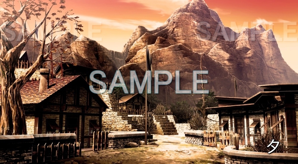 【背景素材】村 (ファンタジー編part03-nexfan03)