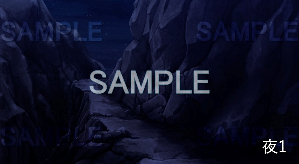 【背景素材】山道 崖 (ファンタジー編part03-nexfan04)