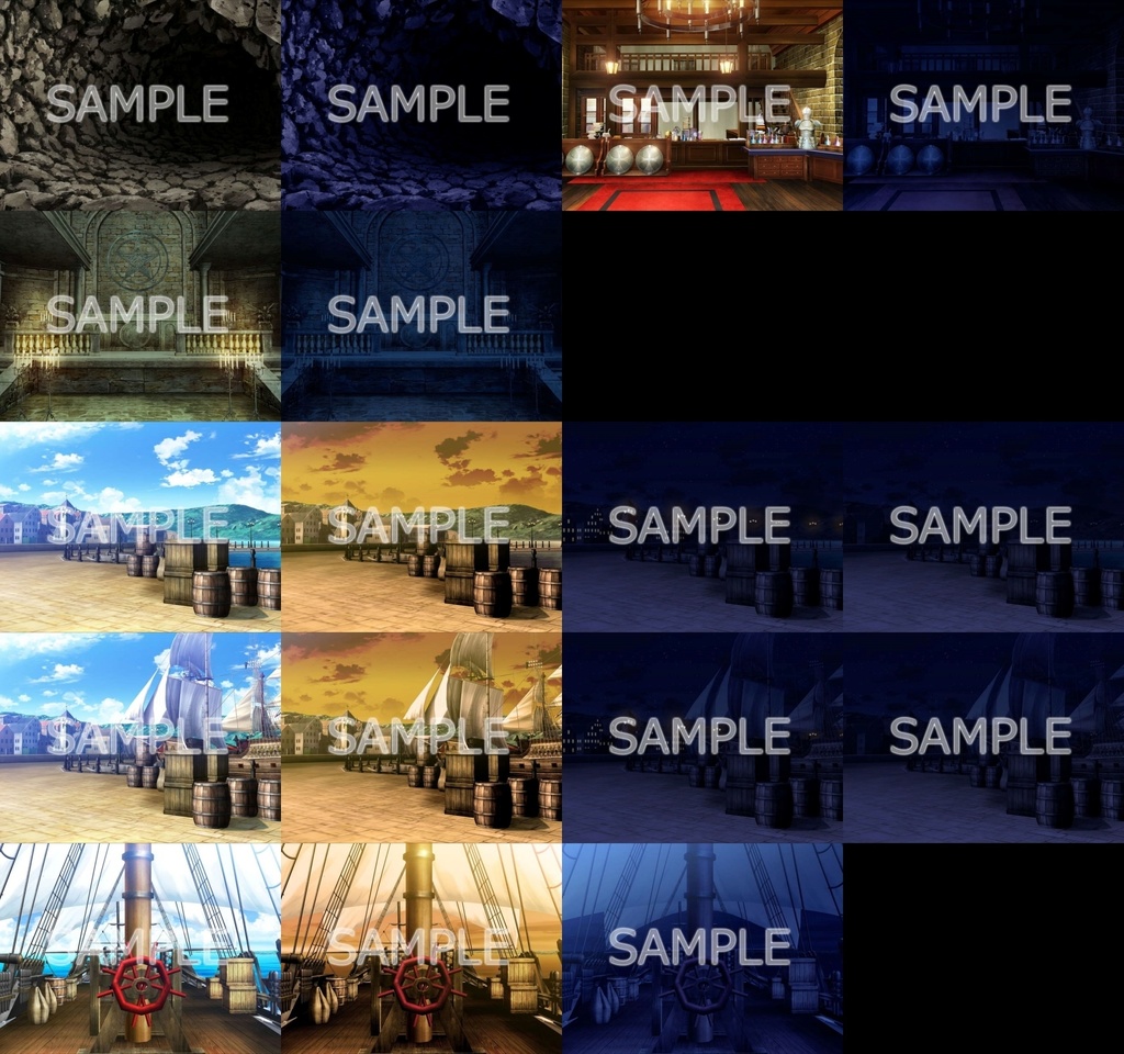 みにくる背景CG素材集『ファンタジー編』part03【背景素材集】