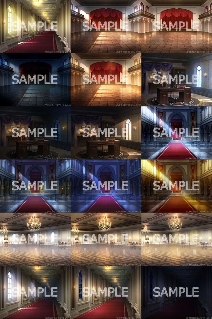 みにくる背景CG素材集『ファンタジー編』part02【背景素材集】