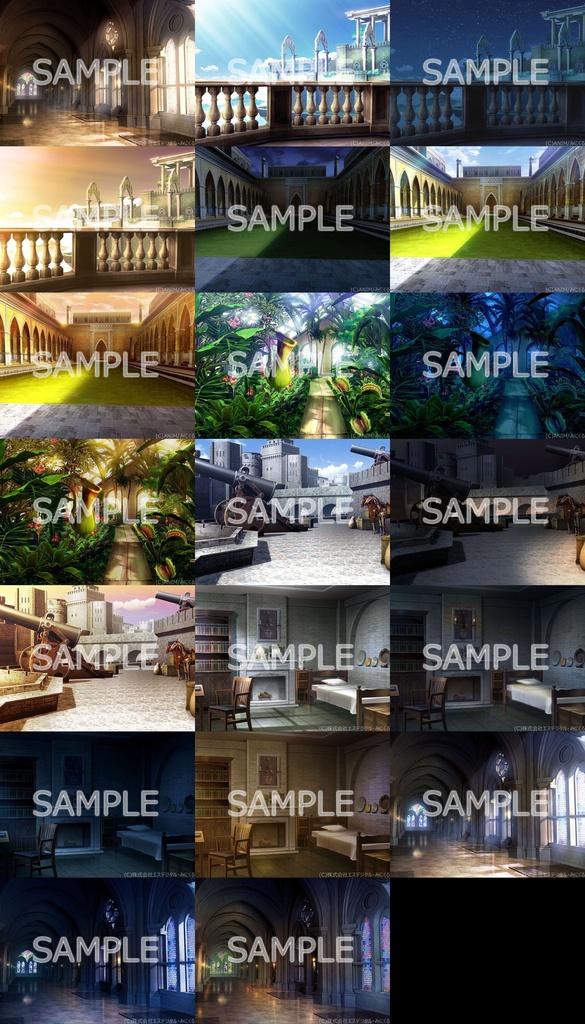 みにくる背景CG素材集『ファンタジー編』part02【背景素材集】