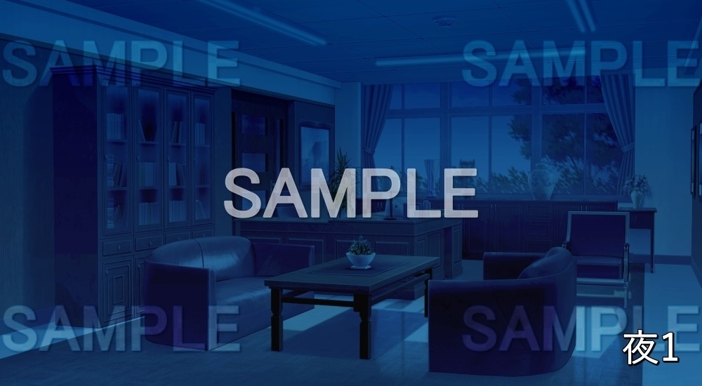 【背景素材】校長室 執務室 (学園編part12-BG14_d_a)