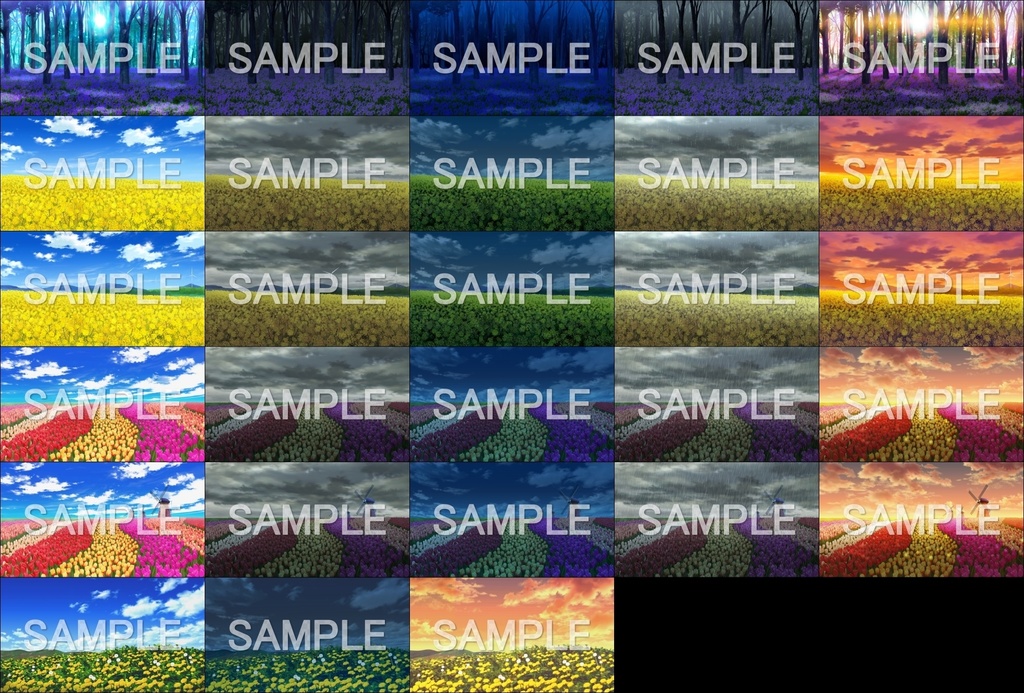 みにくる背景CG素材集『自然&春編』part05【背景素材集】