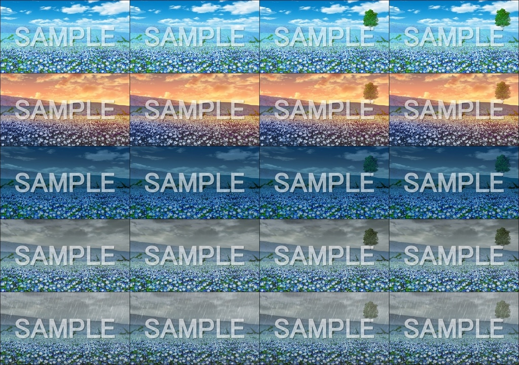 みにくる背景CG素材集『自然&春編』part05【背景素材集】