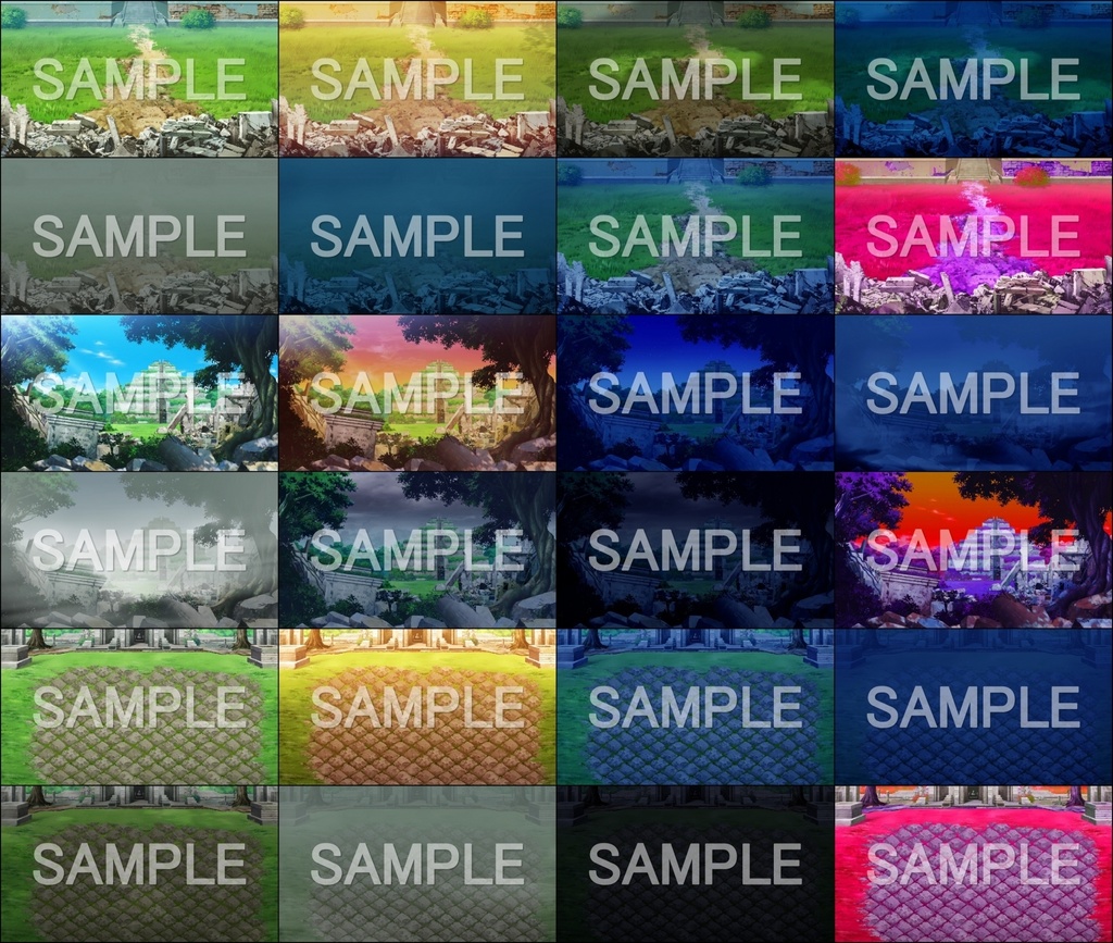 みにくる背景CG素材集『ダンジョン編』part1【背景素材集】