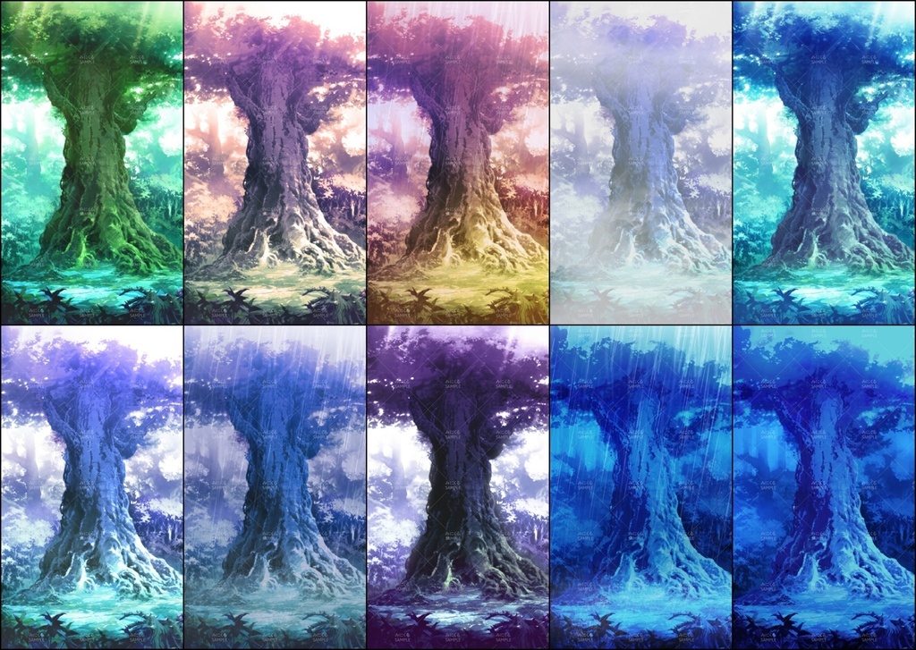 みにくる背景CG素材集『ダンジョン編』part1【背景素材集】