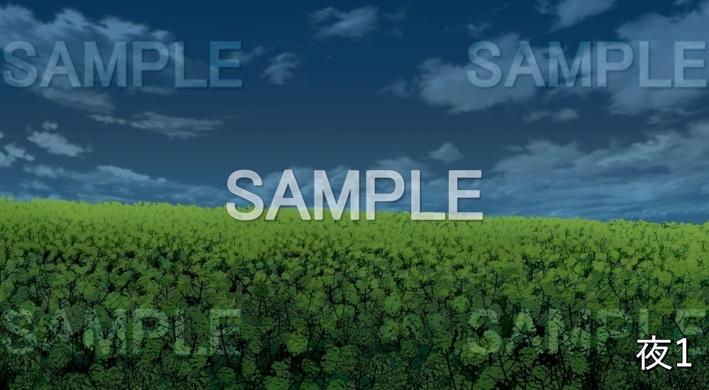 【背景素材】菜の花 (自然春編part05-flower_nano01)