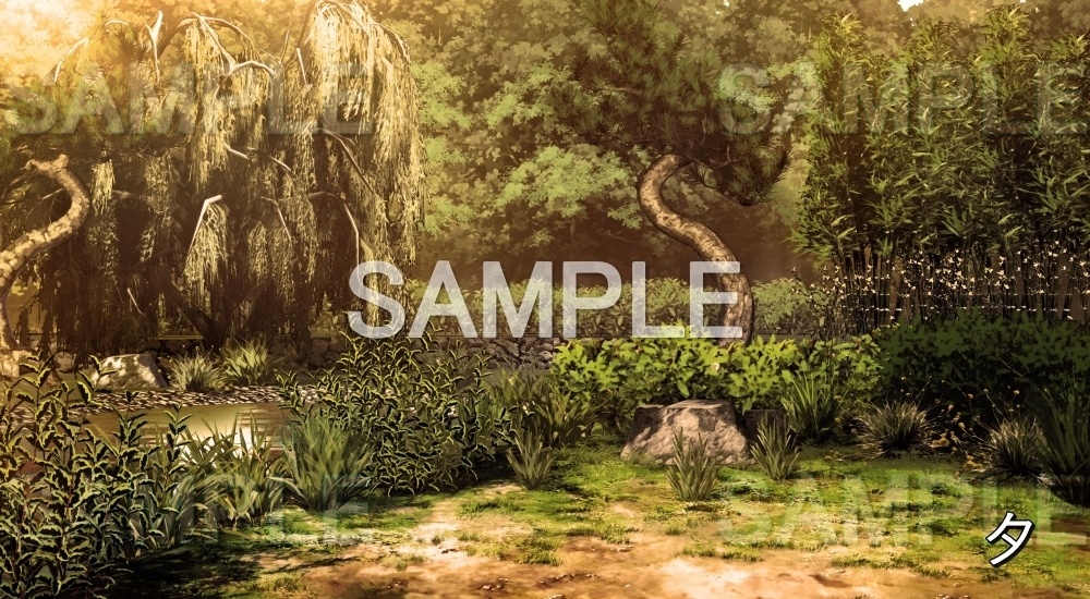 【背景素材】庭園 (平安編part01-1710heian07)