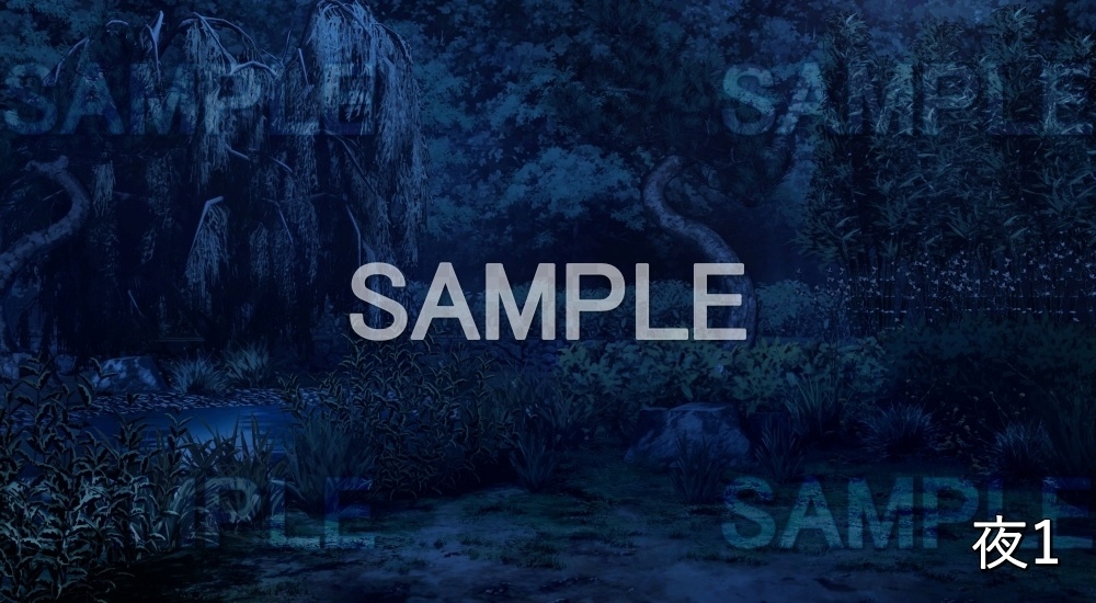 【背景素材】庭園 (平安編part01-1710heian07)