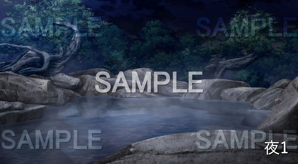 【背景素材】温泉 (平安編part01-1710heian09)