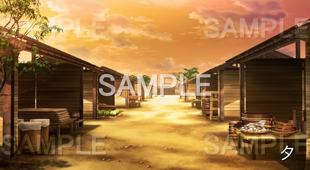 【背景素材】平安の町並み (平安編part01-1710heian10)