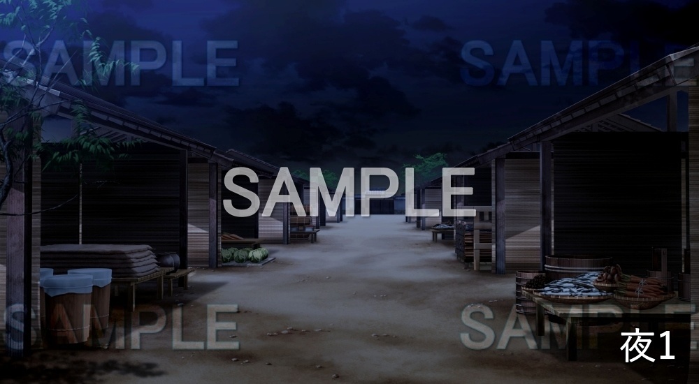 【背景素材】平安の町並み (平安編part01-1710heian10)