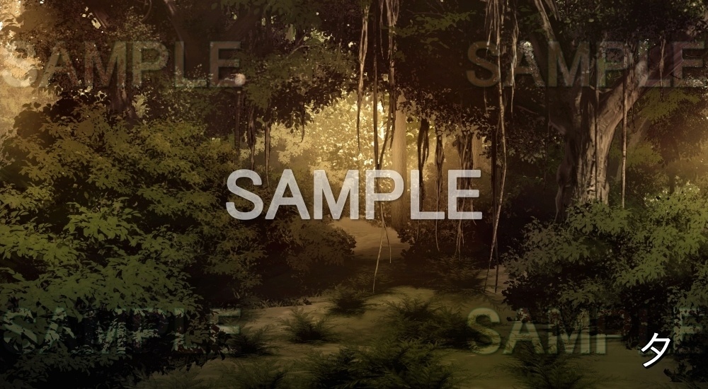 【背景素材】森 (平安編part01-1710heian11)