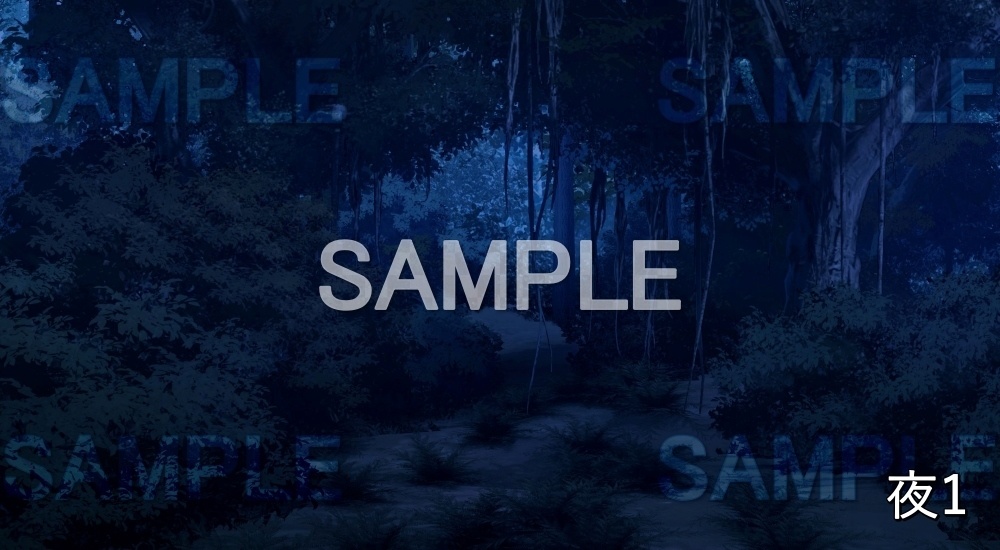 【背景素材】森 (平安編part01-1710heian11)