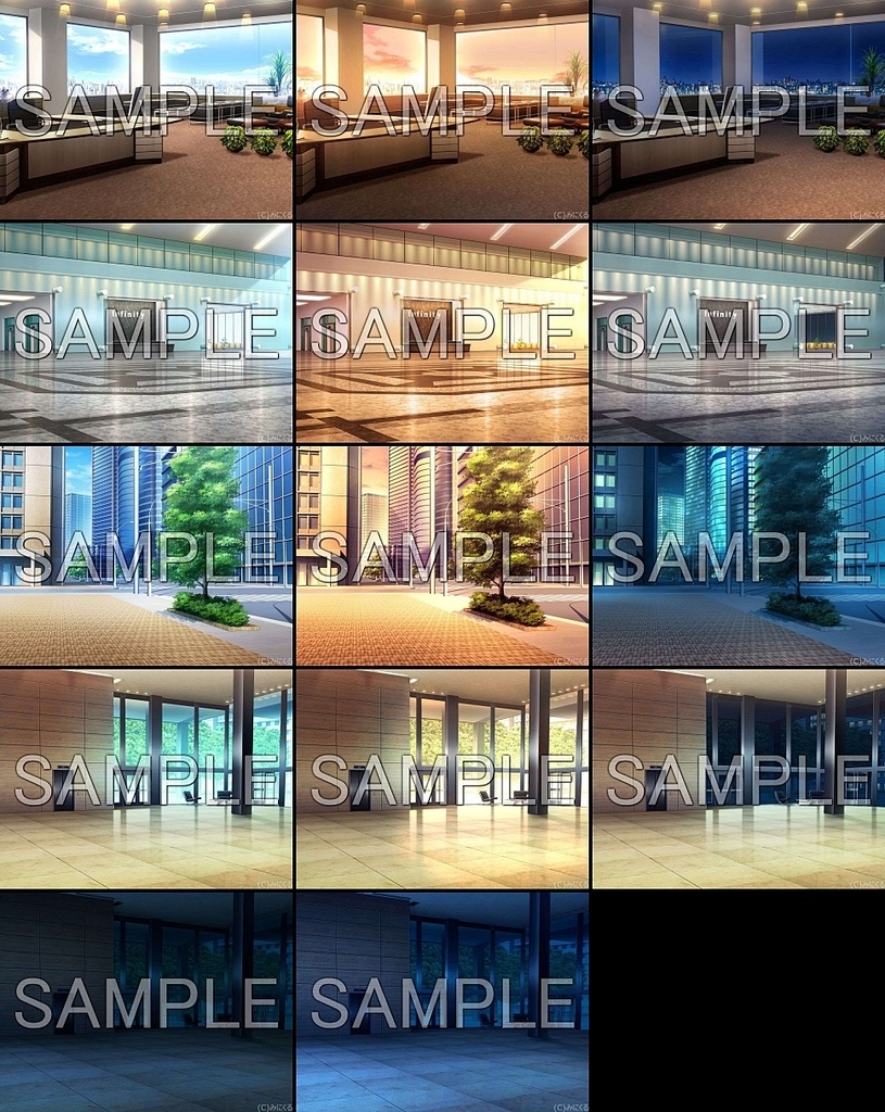 みにくる背景CG素材集『オフィス編』part01【背景素材集】