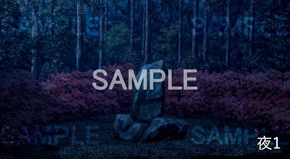 【背景素材】石碑 (平安編part01-1710heian12)