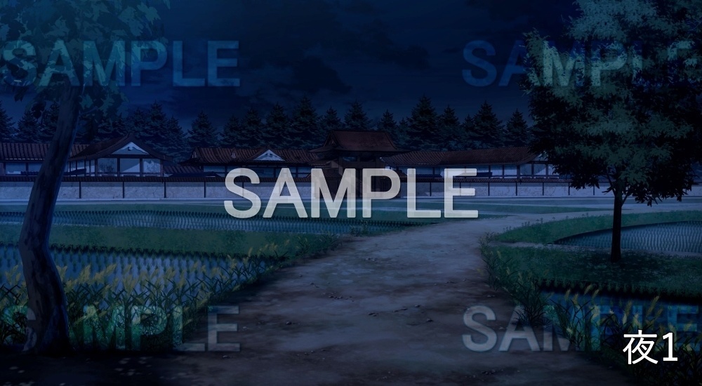 【背景素材】寝殿造り・外観 (平安編part01-1710heian13)