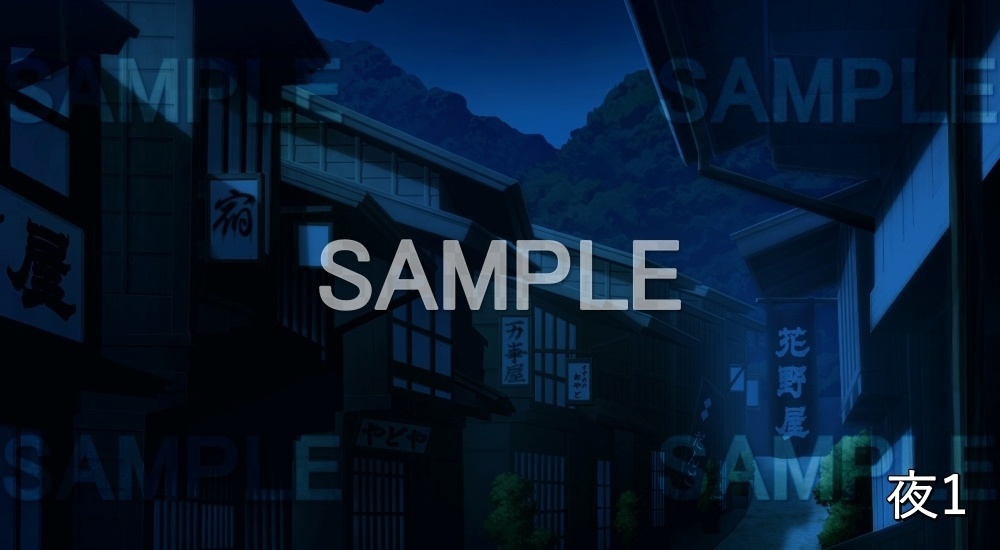 【背景素材】町屋 (平安編part01-1710heian18)